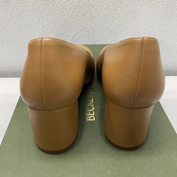 NEW BECKETT SIMONON Gemma Leather Pumps – Women’s Size 8.5 – Toffee – New W/ Box - Picture 7 of 7